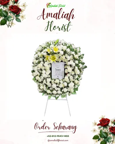 Krans Bunga Duka Cita badur